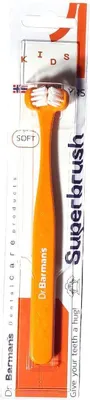 Produktbild von Dr Barmans Superbrush 3 D Kinder Zahnbürste - klein 0 - 6 Jahre