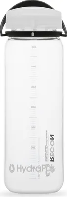 Produktbild von Hydrapak Wasserflasche Recon Twist & Sip Clear/Black/White 750 ml