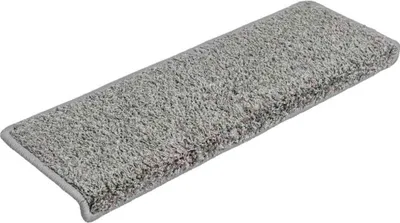 Immagine prodotto di Tappetini per scale 20 pz 65x21x4 cm Grigio Bordo rettangolare