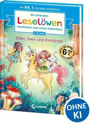 Immagine prodotto di Die schönsten Leselöwen-Geschichten zum ersten Selberlesen - Elfen, Feen und Einhörner