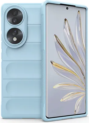 Produktbild von Honor 70 Hülle, Weich TPU Silikon Stossfest Anti-rutsch Schutzhülle für Honor 70 Blau