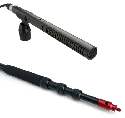 Immagine prodotto di Microfono Rode NTG-2 con asta keepdrum