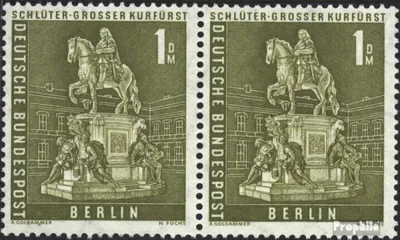 Produktbild von Briefmarken Berlin (West) 1956 Mi 153wP waagerechtes Paar postfrisch Stadtbilder