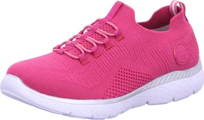 Obrázok produktu pre Rieker dámske tenisky slip-on s elastickým povrchom MemoSoft M5074, veľkosť:39 EU, farba:Pink