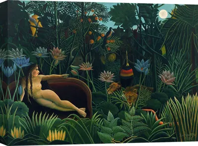 Immagine prodotto di Stampa su tela - Henri Rousseau, Il sogno - 80x60 cm