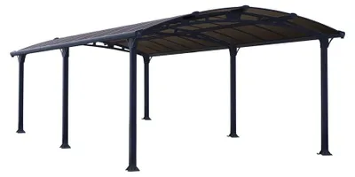 Produktbild von Palram - Canopia Aluminium Carport Arcadia 6400 Anthrazit 644x359x242 cm