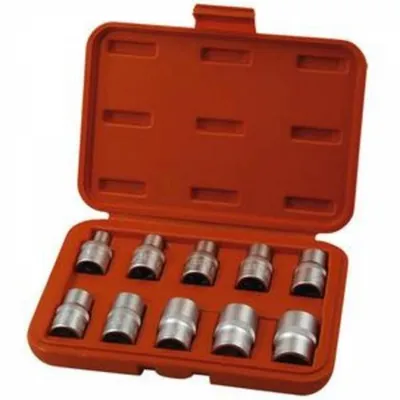 Obrázok produktu pre Hlavice nástrčne 1/2" vnútorné TORX E8-E24 sd. 10ks