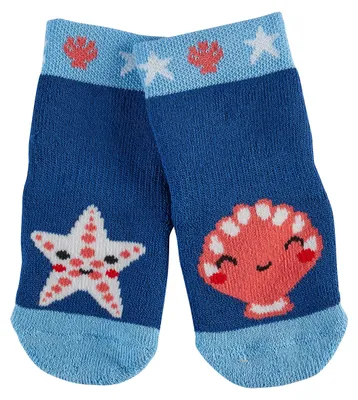 Productafbeelding van FALKE Babys Stoppersokken Seastar Catspads, 1 paar, Blauw (Royal Blue 6051), Groen