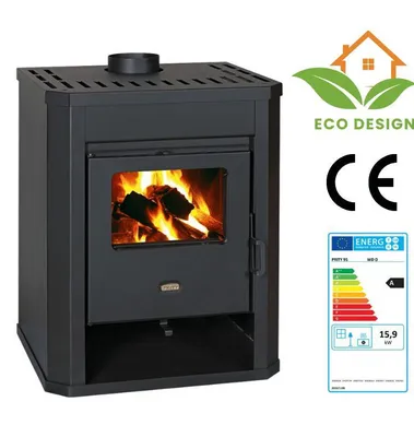 Image de Poêle à bois PRITY WD D - 15,9 kW | Ecodesign | EEK A | Foyer à bois | BImSchV 2