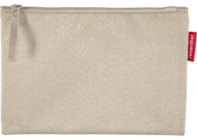 Image de reisenthel case 1, trousse de toilette, trousse de maquillage, Herringbone Sand, LR6049