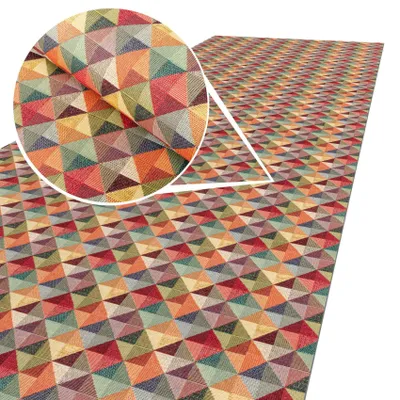 Produktbild von ANRO Designläufer Bunt 100x65 cm rutschfest Textil