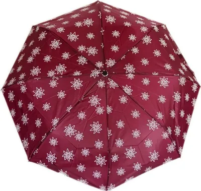Image de Parapluie de poche avec housse de protection & motif floral - coloré & résistant aux intempéries Bordeaux
