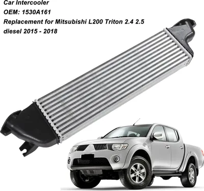 Imagen del producto de Intercooler de turbocompresor 1530A161, sistema de refrigeración por aire, repuesto para Mitsubishi L200 Triton 2.4 2.5 diésel