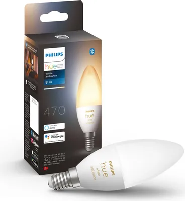 Produktbild von Philips Hue LED Leuchtmittel White Ambiance E14 5,2W Bluetooth ZigBee