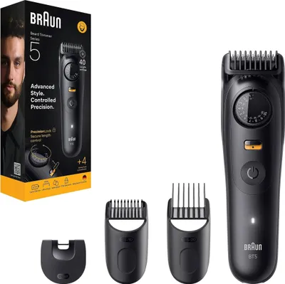 Image de Tondeuse à barbe Braun 5 80789813, alimentation/batterie, noir
