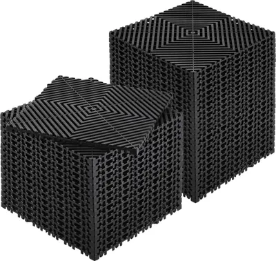 Produktbild von Entwässerungsmatte Entwässerungsbodenfliese 12” x 12” Modulare ineinandergreifende Matte