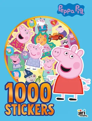 Obrázek produktu pro 1000 samolepek v sešitu Prasátko Peppa