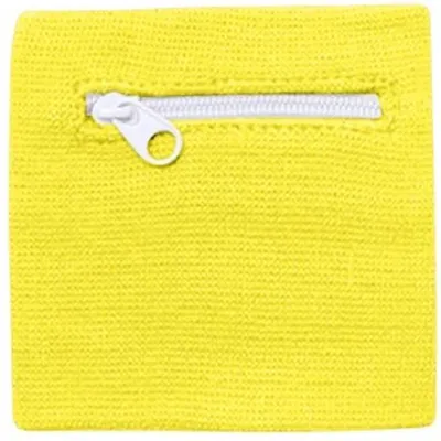Obrázok produktu pre Go Go Gadget – potný pásik – náramok – športový pásik – so zipsom – na peniaze – 8 × 8 cm – 1 ks – žltý