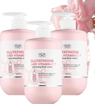 Produktbild von Aufhellungscreme, Glutathion, Sheabutter, 3er Pack Lotion