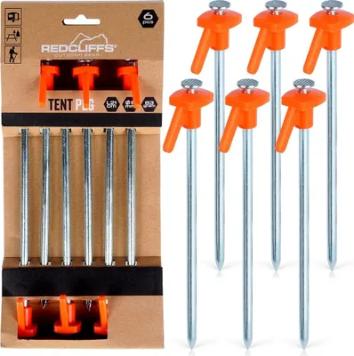 Produktbild von RedCliffs Zeltheringe Zeltnägel Heringe Haringe 21 cm 6 Stk.