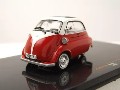 Produktbild von Ixo Models CLC604 BMW Isetta 1959 rot weiß 1:43