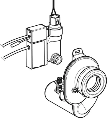 Produktbild von Geberit 116076001 AP-UR-Strg. mit elektronischer