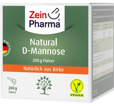 Produktbild von ZeinPharma Natural D Mannose Pulver, 200 g Pulver
