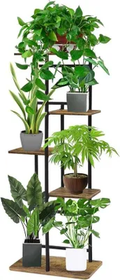 Produktbild von Hochbeet-Metallenes Blumenständer-5 Etagen-94 cm Winkelständer