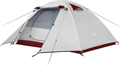 Obrázek produktu pro Uniqoos® stan pro 2 osoby, vhodný pro 3–4 roční období, voděodolný a ultralehký (2,58 kg), vnitřní prostor 220×130×110 cm, rozměry v přepravním obalu 41×14 cm, materiál: 75D polyester, konstrukce: hliník 7001 – ideální pro turistiku a festivaly