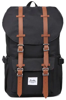 Productafbeelding van Uni rugzak, 45 x 27 x 17 cm, nylon, zwart