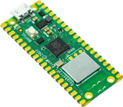 Produktbild von Raspberry Pi Pico W Mikrocontroller mit WLAN & Bluetooth