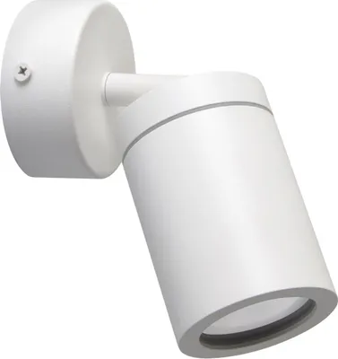 Produktbild von Wandspot Metall GU10 IP44 verstellbar Weiß Spot Lampe Wand
