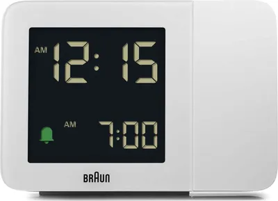 Produktbild von Braun BC 015 W-DCF Funk Projektionswecker weiß