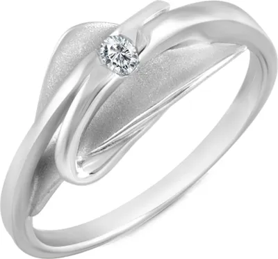 Produktbild von F Ring 925/- Sterling Silber weiß 052 (16,6) Zirkonia weiß 371270291R