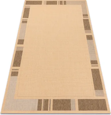 Zdjęcie produktu dla DYWAN SZNURKOWY SIZAL FLOORLUX 20195 mais / coffeee beżowy 80x150 cm