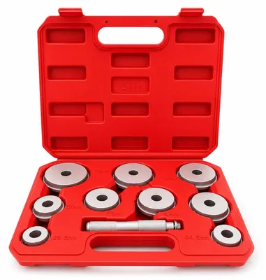 Immagine prodotto di Set-kit attrezzi per cuscinetti ruota, strumenti estrattori dai mozzi ruota, 10 pezzi Gebo Tools