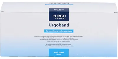 Produktbild von Urgoband Kurzzugbinde 10 cmx5 m 10 St