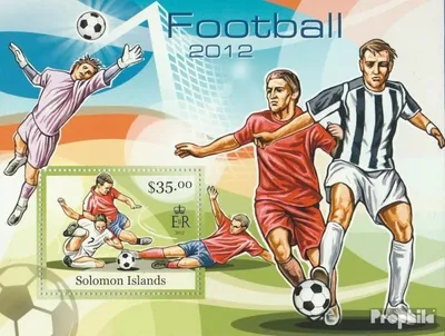 Produktbild von Briefmarken Salomoninseln 2013 Mi Block 127 (kompl. Ausg.) postfrisch Fußball 2012