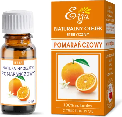 Zdjęcie produktu dla Etja Naturalny olejek eteryczny Pomarańczowy, 10 ml