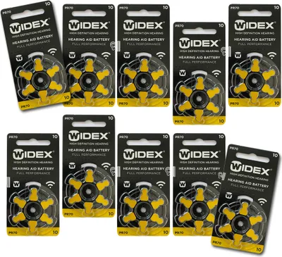Produktbild von Widex P10 - Hodnotné balenie - 60 batérií
