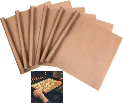 Image de Brown Heat Resistant Baking Paper Non Stick Oiled Paper Kitchen Oven Paper For dessert Shop40x60 cm / 15.8x23.6 in