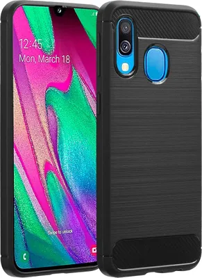 Obrázek produktu pro imoshion Kartáčovaný zadní kryt Samsung Galaxy A40 - černý