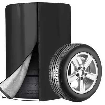 Produktbild von Reifenabdeckung für Auto, Wasserdichte Reifentaschen für 18-22 Zoll, Staub- und UV-beständige Reifenhülle, 85x120cm