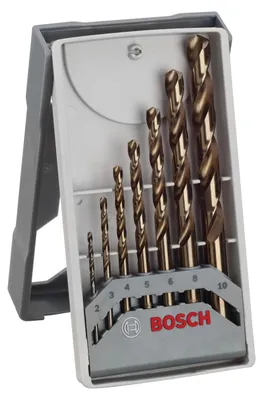 Produktbild von PRO Stainless Steel HSS-Co Spiralbohrer-Set, 7-tlg.