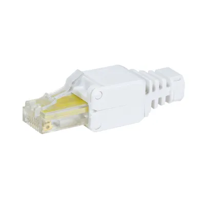 Immagine prodotto di LogiLink RJ45 connettore modulare CAT 5e senza attrezzi bianco (1 confezione morbida)