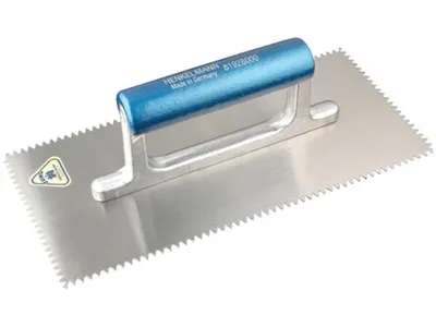 Produktbild von Jung - Glättekelle - 4-seitig gezahnt (5 mm) - 405 g - Profi