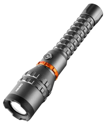 Productafbeelding van NEBO DAVINCI 8000, Handheld zaklamp, Grijs, Aluminium, Knopbediening, Oplaadbaar, Vermogen, 1 meter