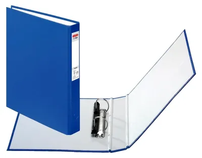 Produktbild von Ringbuch und Ordner mit Register / DIN A5 in Blau