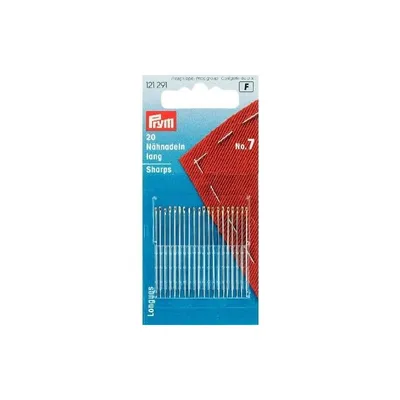 Produktbild von Nähnadeln lang ST 7 0,70 x 38 mm silberfarbig/goldfarbig