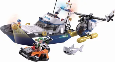 Produktbild von Sluban Police Polizeiboot M38-B0657